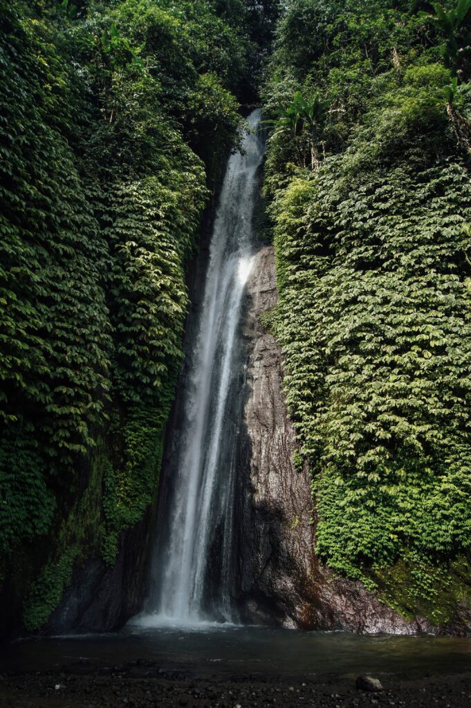 Munduk is the best place to stay in Bali for couples who love waterfalls, mountains and green leaves.